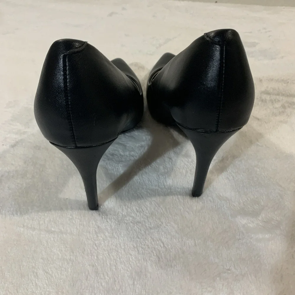 Worthington Wor Zilo Black 3 inch Heels Size 9M Women's Shoes NEW